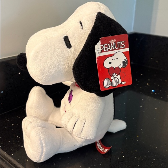 *2 Peanuts Snoopy LIT Musical Plush Kisses Lips Valentine & Bouquet Flowers Kids - Picture 7 of 17